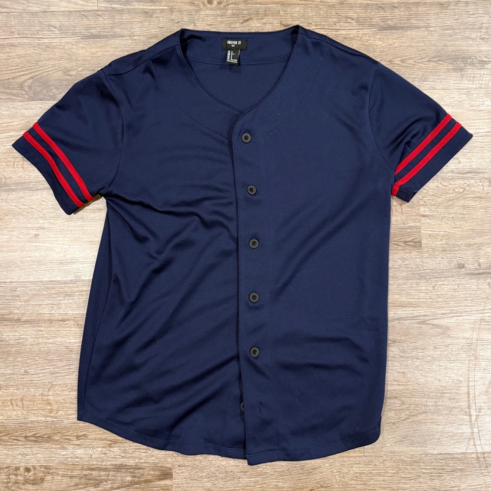 Forever 21 Men's Deep Blue Jersey